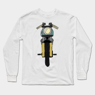 Cafe Racer - Front View Long Sleeve T-Shirt